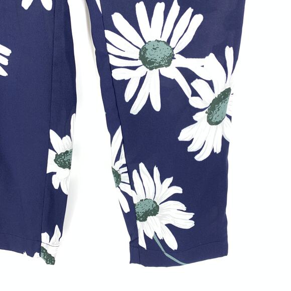 Isani For Target Jumpsuit Women's Size Small Daisy Floral Print Navy White NEW - Picture 5 of 7